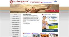 Desktop Screenshot of mybodybase.de
